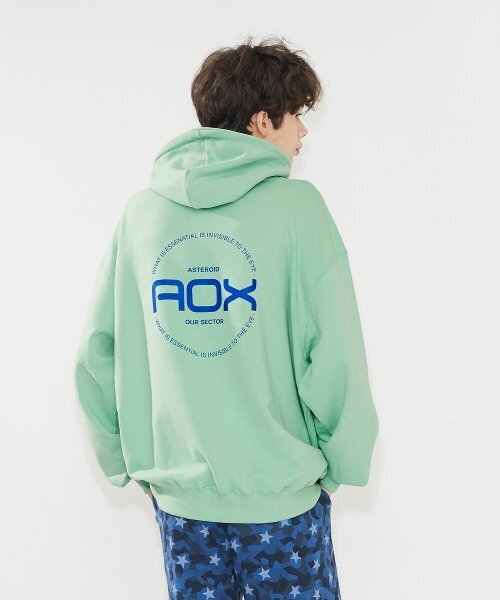 AOX(エーオーエックス)の「Joy Stick Hoodie(Oversize fit) Mint(パーカー・メンズ・その他・SMALL/MEDIUM/LARGE)」の3枚目の写真