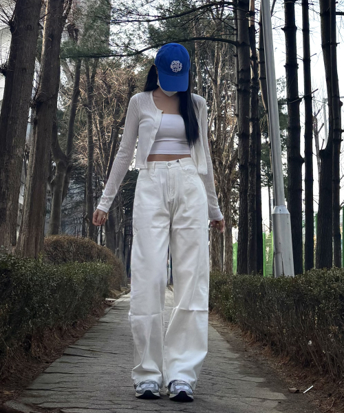 GCLIP(ジクリップ)の「TWO WAYワイドコットンパンツ&ストリングジョガーコットンパンツ(その他パンツ・レディース・アイボリー・SMALL/MEDIUM/LARGE/X-LARGE)」の9枚目の写真