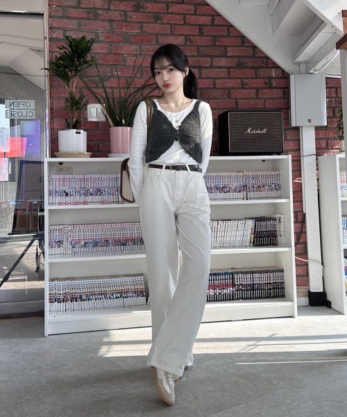 GCLIP(ジクリップ)の「TWO WAYワイドコットンパンツ&ストリングジョガーコットンパンツ(その他パンツ・レディース・アイボリー・SMALL/MEDIUM/LARGE/X-LARGE)」の10枚目の写真
