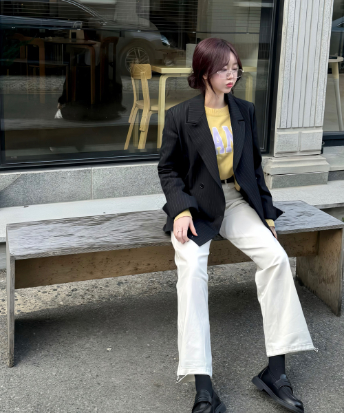 GCLIP(ジクリップ)の「TWO WAYワイドコットンパンツ&ストリングジョガーコットンパンツ(その他パンツ・レディース・アイボリー・SMALL/MEDIUM/LARGE/X-LARGE)」の12枚目の写真