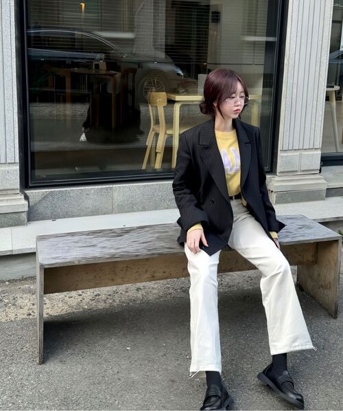 GCLIP(ジクリップ)の「TWO WAYワイドコットンパンツ&ストリングジョガーコットンパンツ(その他パンツ・レディース・アイボリー・SMALL/MEDIUM/LARGE/X-LARGE)」の15枚目の写真