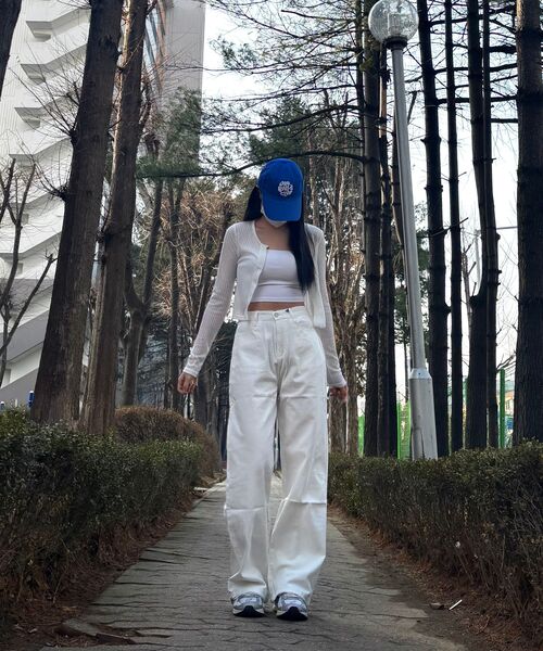 GCLIP(ジクリップ)の「TWO WAYワイドコットンパンツ&ストリングジョガーコットンパンツ(その他パンツ・レディース・アイボリー・SMALL/MEDIUM/LARGE/X-LARGE)」の18枚目の写真