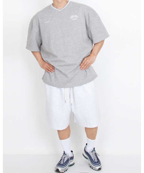 PACIENCIA(パシエンシア)の「007 Vネックオーバーフィット半袖(Tシャツ/カットソー・メンズ・ホワイト/ブラック・MEDIUM/LARGE/X-LARGE/XX-LARGE)」の13枚目の写真