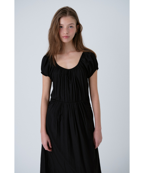 MAGNET ARCHIVE(マグネット アーカイブ)の「Ribbon Banding Long Dress (Black)(ワンピース・レディース・その他・FREE)」の2枚目の写真
