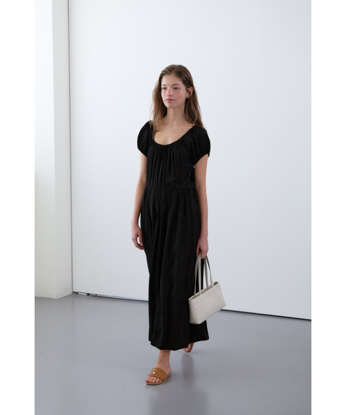 MAGNET ARCHIVE(マグネット アーカイブ)の「Ribbon Banding Long Dress (Black)(ワンピース・レディース・その他・FREE)」の5枚目の写真