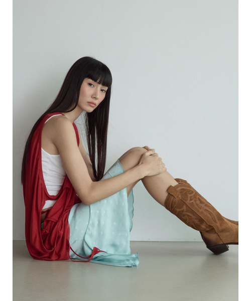 VISUS（ヴィスシュ）の「Layered Sleeveless Top_True Red（Tシャツ/カットソー・レディース・その他・FREE）」の8枚目の写真