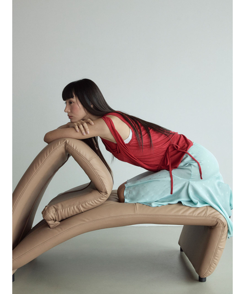 VISUS（ヴィスシュ）の「Layered Sleeveless Top_True Red（Tシャツ/カットソー・レディース・その他・FREE）」の9枚目の写真