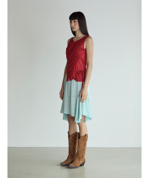 VISUS（ヴィスシュ）の「Layered Sleeveless Top_True Red（Tシャツ/カットソー・レディース・その他・FREE）」の11枚目の写真