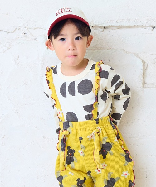 MARKEY'S（マーキーズ）の「26年春夏新作/ソウガラナガソデＴシャツ（Tシャツ/カットソー・キッズ・グリーン系その他/チャコール/ブルー系その他/ベージュ系その他/ホワイト系その他/マルチ/イエロー系その他/ピンク系その他/アイボリー/ブラック系その他・70/80/90/95/100/110/120/130/140/150）」の15枚目の写真