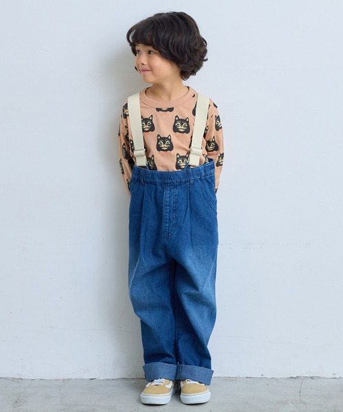 MARKEY'S（マーキーズ）の「26年春夏新作/ソウガラナガソデＴシャツ（Tシャツ/カットソー・キッズ・グリーン系その他/チャコール/ブルー系その他/ベージュ系その他/ホワイト系その他/マルチ/イエロー系その他/ピンク系その他/アイボリー/ブラック系その他・70/80/90/95/100/110/120/130/140/150）」の22枚目の写真