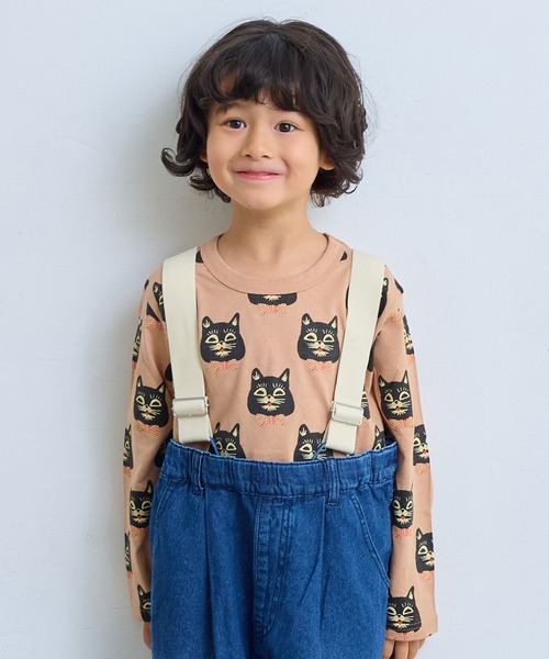 MARKEY'S（マーキーズ）の「26年春夏新作/ソウガラナガソデＴシャツ（Tシャツ/カットソー・キッズ・グリーン系その他/チャコール/ブルー系その他/ベージュ系その他/ホワイト系その他/マルチ/イエロー系その他/ピンク系その他/アイボリー/ブラック系その他・70/80/90/95/100/110/120/130/140/150）」の21枚目の写真