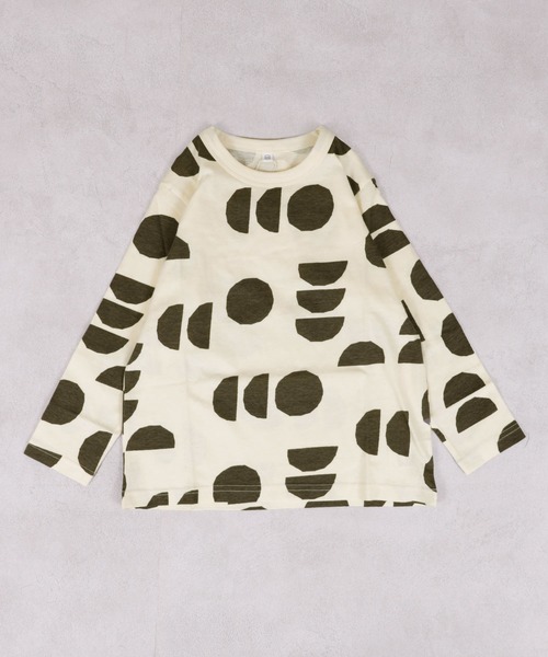 MARKEY'S（マーキーズ）の「26年春夏新作/ソウガラナガソデＴシャツ（Tシャツ/カットソー・キッズ・グリーン系その他/チャコール/ブルー系その他/ベージュ系その他/ホワイト系その他/マルチ/イエロー系その他/ピンク系その他/アイボリー/ブラック系その他・70/80/90/95/100/110/120/130/140/150）」の14枚目の写真