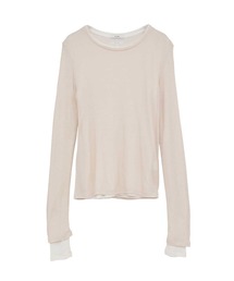 【CLANE/クラネ】SHEER LAYERED CUT TOPS/シアーレイヤードカットトップス
