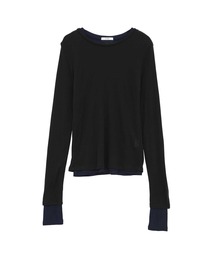 CLANE | 【CLANE/クラネ】SHEER LAYERED CUT TOPS/シアーレイヤードカットトップス(Tシャツ/カットソー)