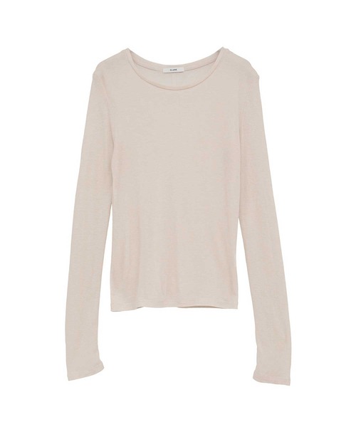 CLANE（クラネ）の「【CLANE/クラネ】SHEER LAYERED CUT TOPS/シアーレイヤードカットトップス（Tシャツ/カットソー・レディース・マルチ/ブラック/ベージュ・1）」の5枚目の写真