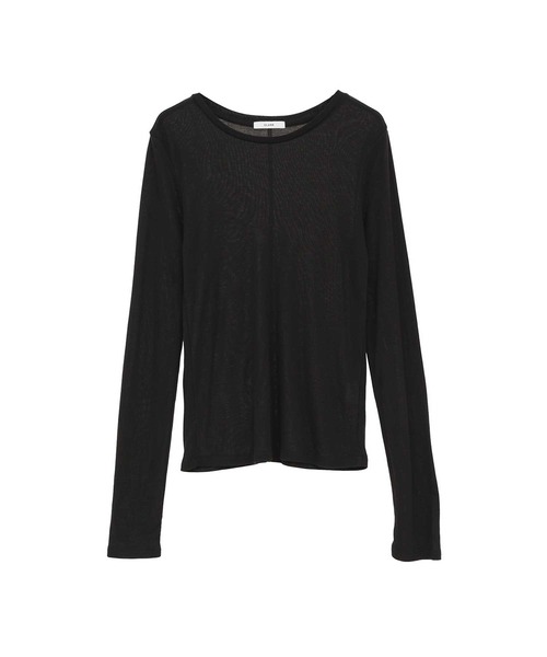 CLANE（クラネ）の「【CLANE/クラネ】SHEER LAYERED CUT TOPS/シアーレイヤードカットトップス（Tシャツ/カットソー・レディース・マルチ/ブラック/ベージュ・1）」の13枚目の写真