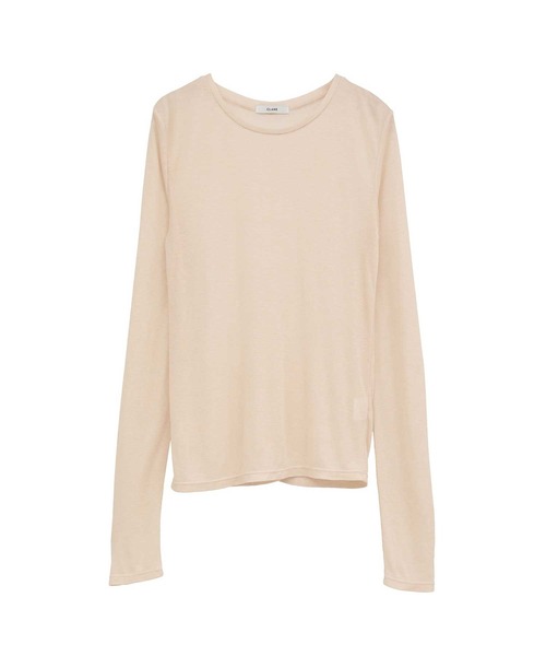 CLANE（クラネ）の「【CLANE/クラネ】SHEER LAYERED CUT TOPS/シアーレイヤードカットトップス（Tシャツ/カットソー・レディース・マルチ/ブラック/ベージュ・1）」の21枚目の写真