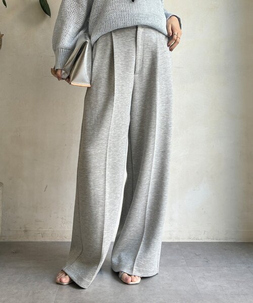 DouDou（ドゥドゥ）の「センタープレスダンボールパンツ（その他パンツ・レディース・ブラック/グレー・36/38）」の17枚目の写真