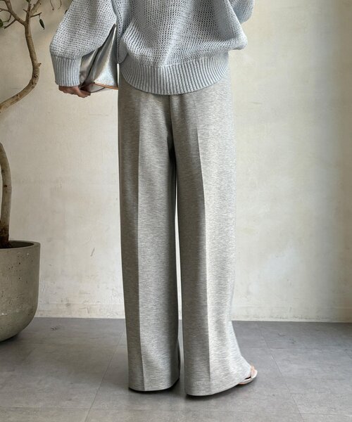 DouDou（ドゥドゥ）の「センタープレスダンボールパンツ（その他パンツ・レディース・ブラック/グレー・36/38）」の20枚目の写真