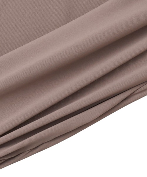 Julier Yoga and Relax（ジュリエヨガアンドリラックス）の「Julier (定番)Ecocoフレンチスリーブトップス（Tシャツ/カットソー・レディース・ホワイト/ライトカーキ/グレイッシュベージュ/ブラック・0/1）」の12枚目の写真