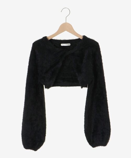 MAJESTIC LEGON（マジェスティックレゴン）の「シャギーボレロ×キャミワンピセット（ワンピース・レディース・ホワイト系その他2/ブラック系その他/ピンク系その他2・MEDIUM）」の18枚目の写真