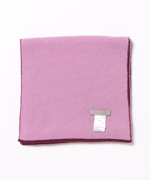 aunt lily（アントリリー）の「ふんわりカシミヤ100％ リバーシブルマフラー ボルドー ラベンダー カーキ グレー 軽い シンプル 差し色 プレゼント（マフラー・レディース・ボルドー/カーキ・FREE）」の16枚目の写真