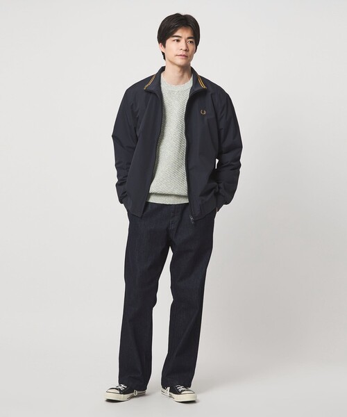 FRED PERRY(フレッドペリー)の「<FRED PERRY>THE BRENTHAM ジャケット(ブルゾン・メンズ・ネイビー/ブラック・L/M)」の4枚目の写真