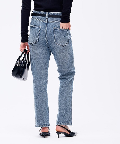 coca（coca）（コカ）の「ムーヴデニムスリムパンツ（デニムパンツ・レディース・ライトブルー/ブルー・L/M/S）」の7枚目の写真