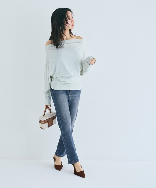 coca（coca）（コカ）の「ムーヴデニムスリムパンツ（デニムパンツ・レディース・ライトブルー/ブルー・L/M/S）」の16枚目の写真