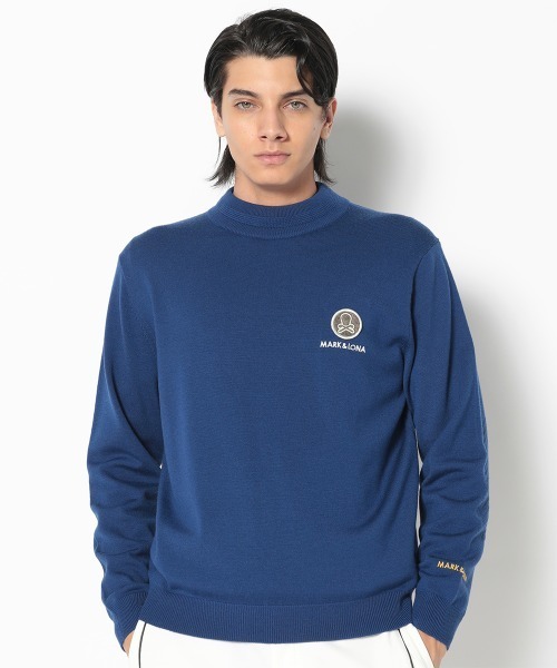 MARK & LONA ネイビー セーター　50 MARK&LONA（マークアンドロナ） セーター ニット Face Merino Sweater