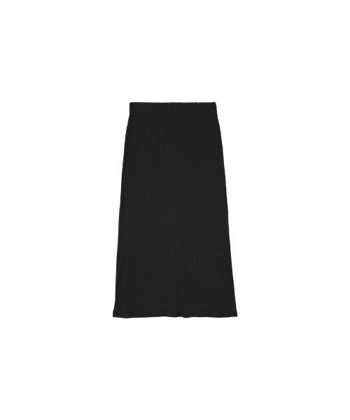 320SHOWROOM(320ショールーム)の「Banding Slit Ribbed Span Long Skirt Deep navy(スカート・レディース・その他・FREE)」の3枚目の写真