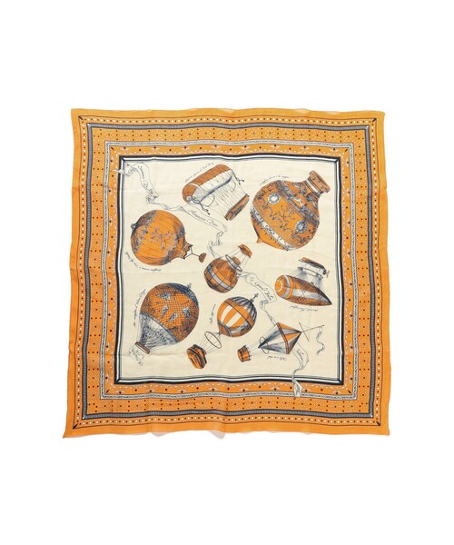 Demi-Luxe BEAMS（デミルクス ビームス）の「ｍanipuri / バルーン ストール（ストール/ショール・レディース・オレンジ・ONE SIZE）」の7枚目の写真