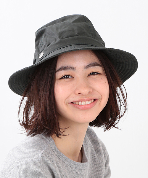 BEAMS BOY(ビームスボーイ)の「decho / Hunter Hat 16SS(ハット・レディース・ベージュ/グリーン・ONE SIZE)」の1枚目の写真