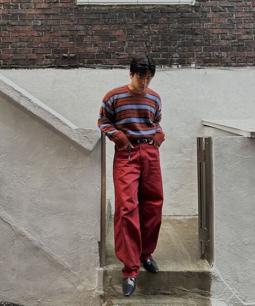 MIDSUN（ミッドサン）の「Infusion Dart Curved Pants-Burgundy（その他パンツ・レディース・バーガンディー・L/3）」の10枚目の写真