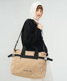 ROIDESROIS（ロワデロワ）の「スリークトラベルボストンバッグ（ベージュ）（ボストンバッグ）」