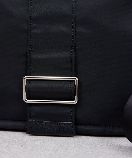 GALLARDAGALANTE（ガリャルダガランテ）の「【2.718】ナイロンフラップショルダー（ショルダーバッグ・レディース・ブラック/ライトベージュ・FREE）」の7枚目の写真