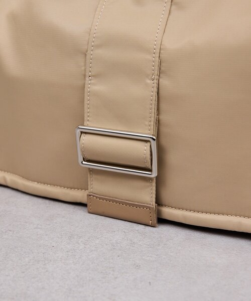 GALLARDAGALANTE（ガリャルダガランテ）の「【2.718】ナイロンフラップショルダー（ショルダーバッグ・レディース・ブラック/ライトベージュ・FREE）」の12枚目の写真