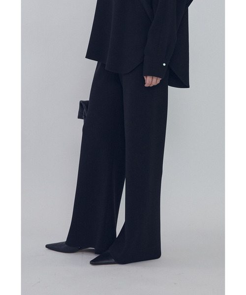 1er Arrondissement（プルミエアロンディスモン）の「ダブルクロスバイヤスパンツ（その他パンツ・レディース・ブラック系その他3・40/38/36）」の4枚目の写真