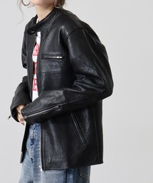 FUNALIVE（ファンアライブ）の「リプロダクト　レザージャケット（ライダースジャケット）」