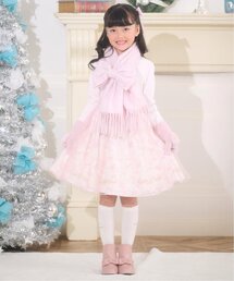 mezzo piano（メゾピアノ）の「バレエ柄　ドッキングワンピース（ワンピース）」