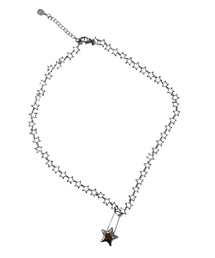 SK8ER ROCK | Star Star Surgical Steel Necklace(ネックレス)