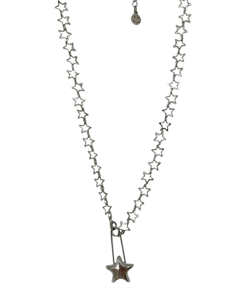 SK8ER ROCK（スケーターロック）の「Star Star Surgical Steel Necklace（ネックレス・レディース・その他・FREE）」の2枚目の写真