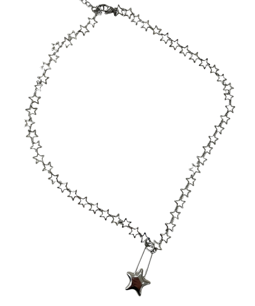SK8ER ROCK（スケーターロック）の「Star Star Surgical Steel Necklace（ネックレス・レディース・その他・FREE）」の4枚目の写真