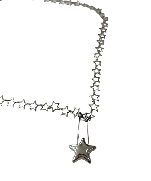 SK8ER ROCK（スケーターロック）の「Star Star Surgical Steel Necklace（ネックレス・レディース・その他・FREE）」の5枚目の写真