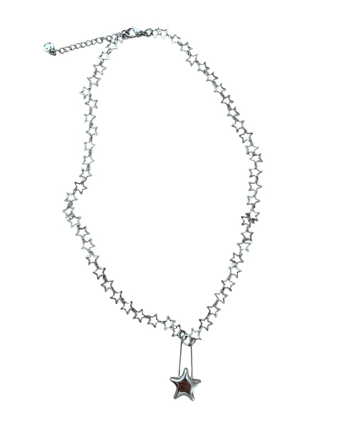 SK8ER ROCK（スケーターロック）の「Star Star Surgical Steel Necklace（ネックレス・レディース・その他・FREE）」の8枚目の写真