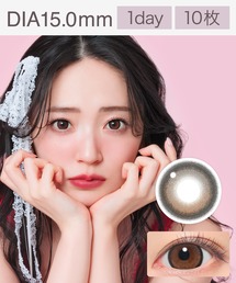 Fabulous (candy magic)（Fabulous candy magic ファビュラス キャンディーマジック）の「Fabulous 1day バターブラウン （10枚入り）（コンタクトレンズ・カラコン）」
