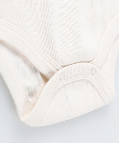 BRANSHES（ブランシェス）の「【お花シリーズ】ボディースーツ（その他ベビー用品・キッズ・アイボリー/ピンク・80）」の10枚目の写真