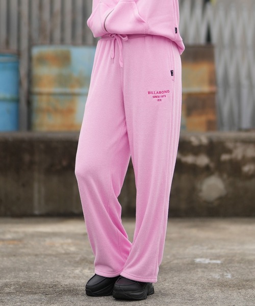 BILLABONG(ビラボン)の「BILLABONG/ビラボン ロングパンツ パイル生地 セットアップ対応 BG013707(その他パンツ・レディース・ピンク/グレー/ネイビー・L/M)」の3枚目の写真