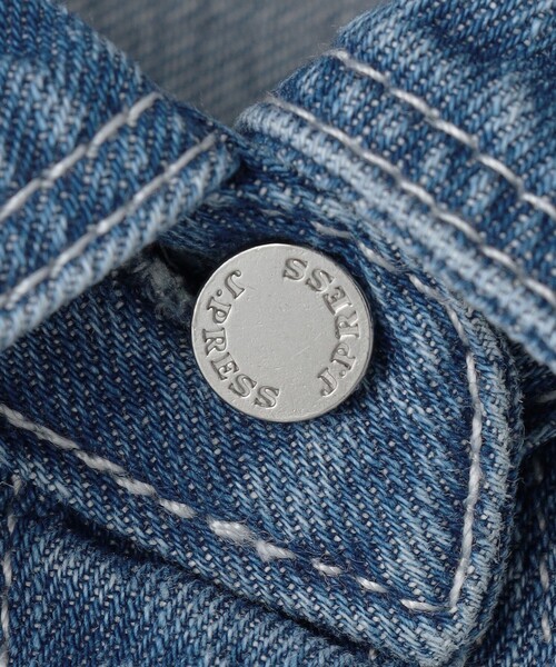 J.PRESS Ladies(J.プレス レディス)の「コットンリネン 7oz デニム シャツ ワンピース(ワンピース・レディース・ダルブルー系/スカイブルー系・XS)」の17枚目の写真