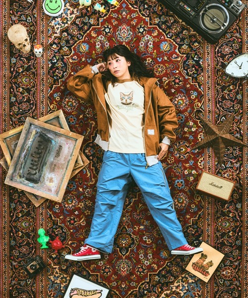 EFFECTEN(エフェクテン)の「【EFFECTEN】Duck hoodie(パーカー・メンズ・キャメル/スミクロ・FREE)」の2枚目の写真